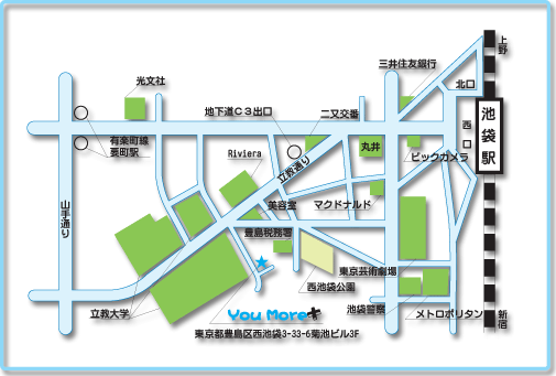ユーモアプラス 会社地図